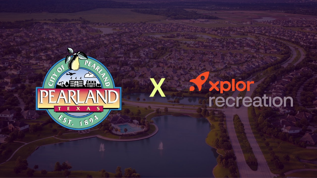 City of Pearland Texas recreation software case study with nextRec header image