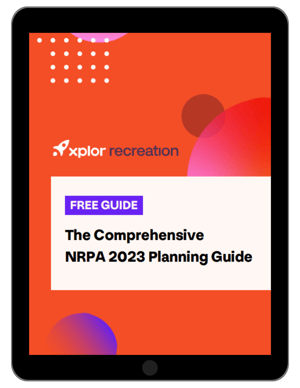 nextRecs NRPA planning guide cover page image on iPad screen