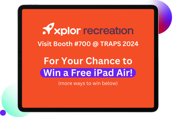 Visit booth 700 for a chance to win a free ipad air