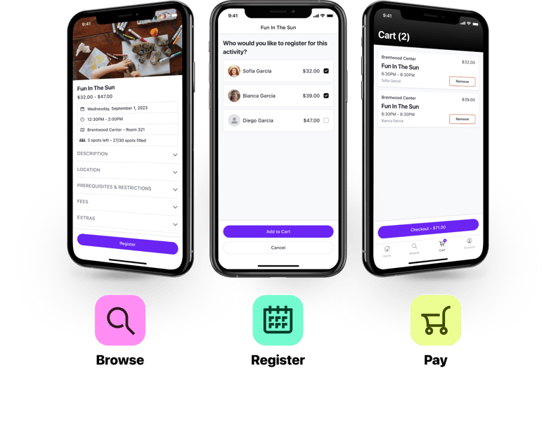 nextRec mobile app experience displayed on mobile phones
